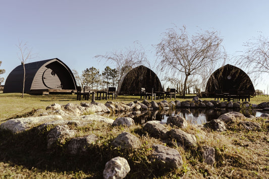 Mini Pods entre viñedos en Hotel Verde Casa Alma- Victoria, Entre Ríos Argentina