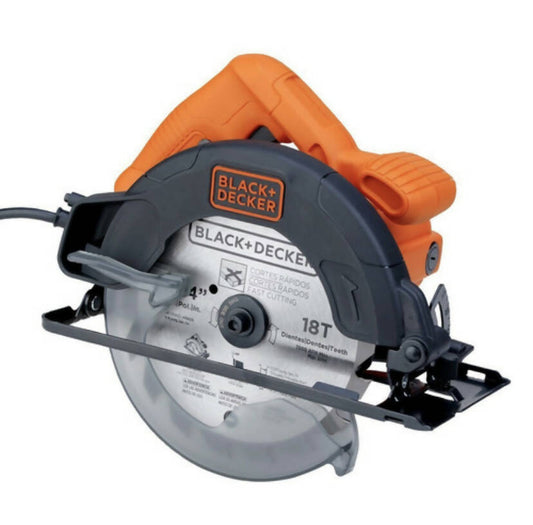 Sierra Circular BLACK+DECKER CS1004 Disco 7-1/4” (184mm) 1400W 5300RPM Doble Cubierta de Protección