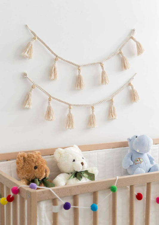 Guirnaldas en macramé para decoración